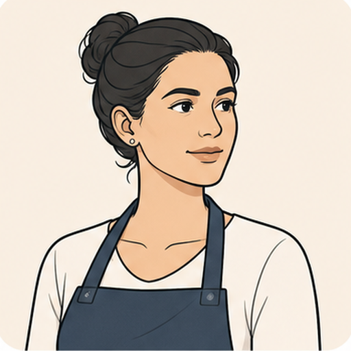 Rachel Cohen professional vector portrait as a merchant operations lead