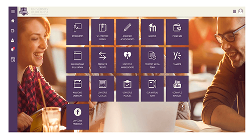 Legacy student portal interface