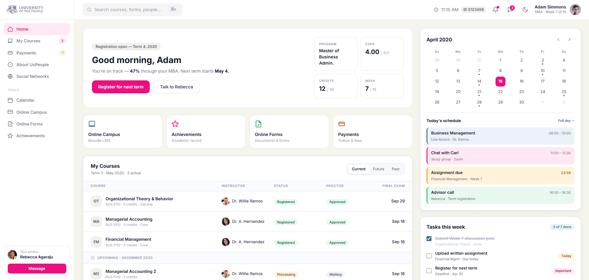 University of the People preview